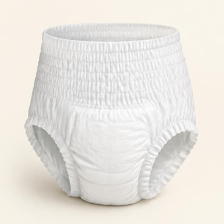 Adult pull-up pants — illustrative product concept