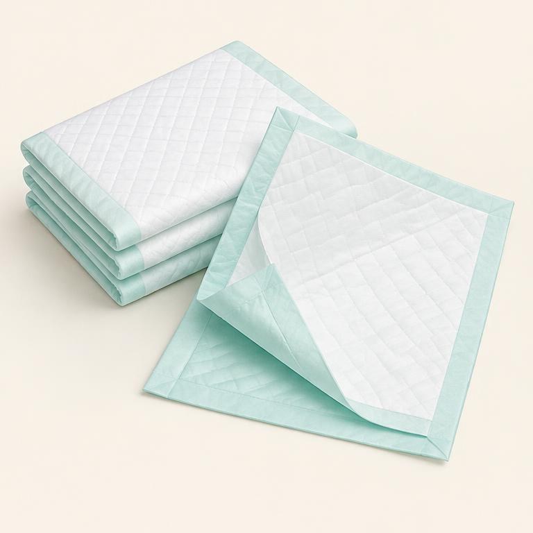 Disposable underpads — illustrative product concept